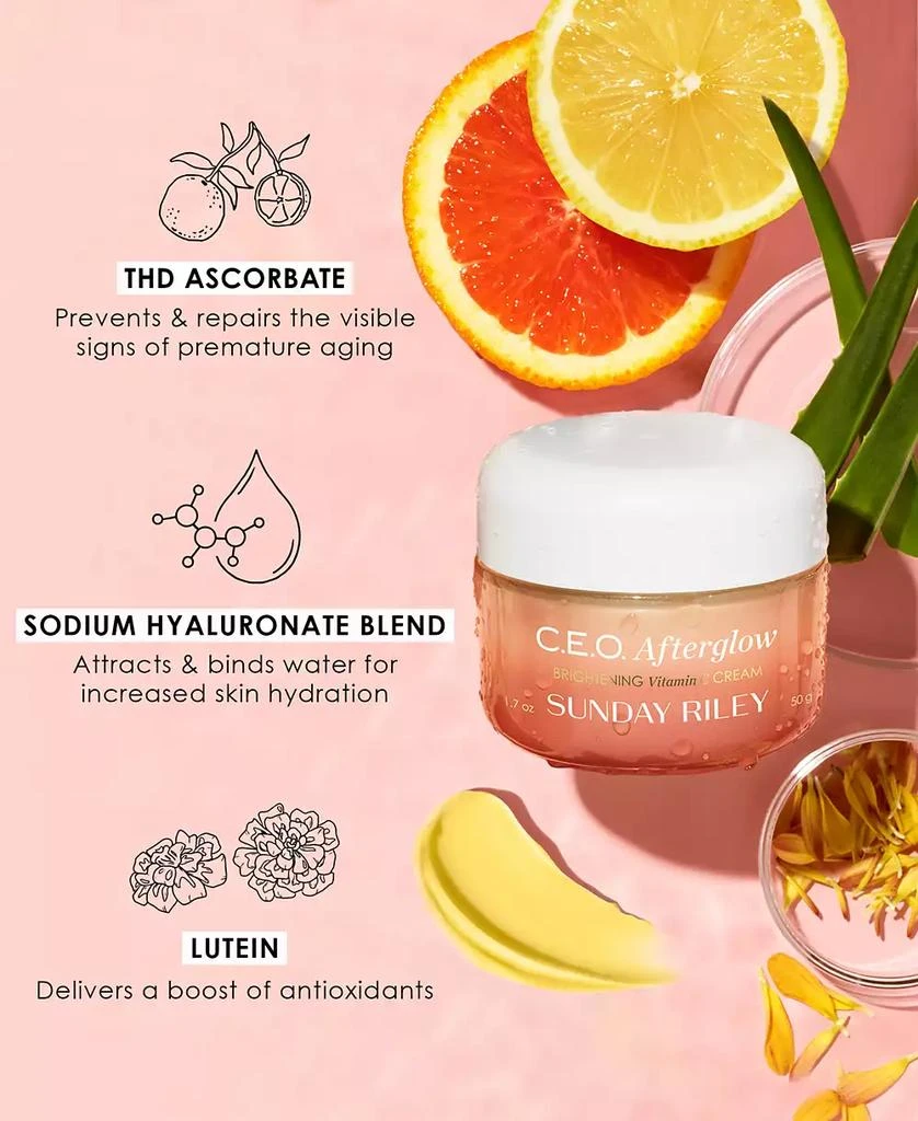 Sunday Riley C.E.O. Afterglow Brightening Vitamin C Cream, 50 ml 4