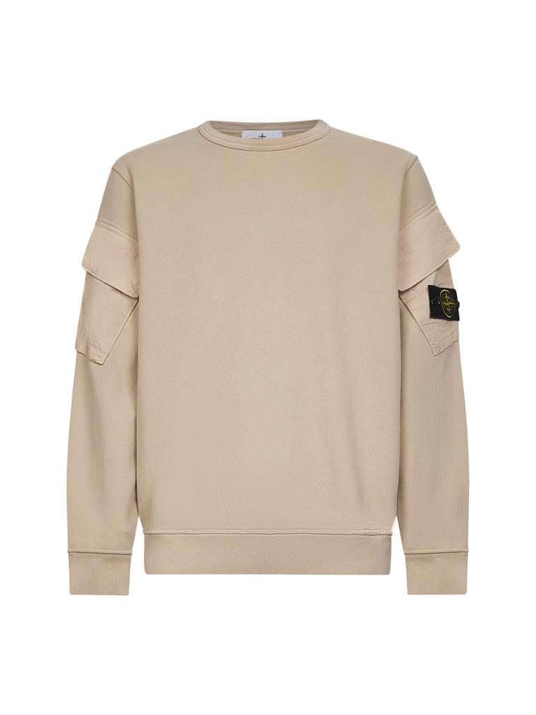 Stone Island STONE ISLAND | Beige cotton crewneck sweatshirt | Man | M