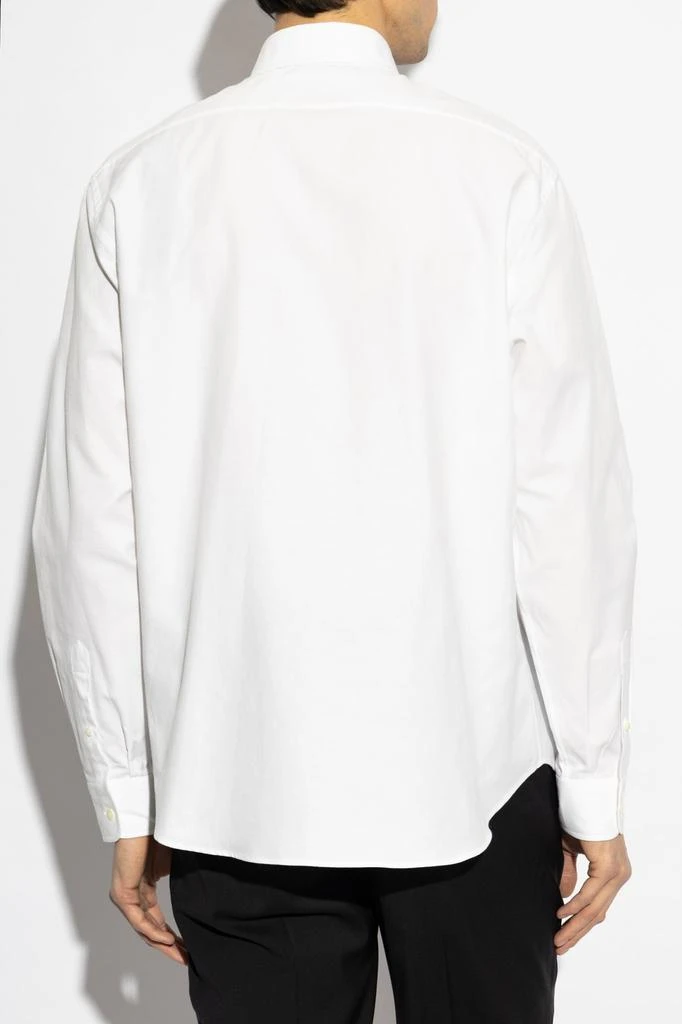 Fendi Fendi Logo Embroidered Collared Long-Sleeve Shirt 3