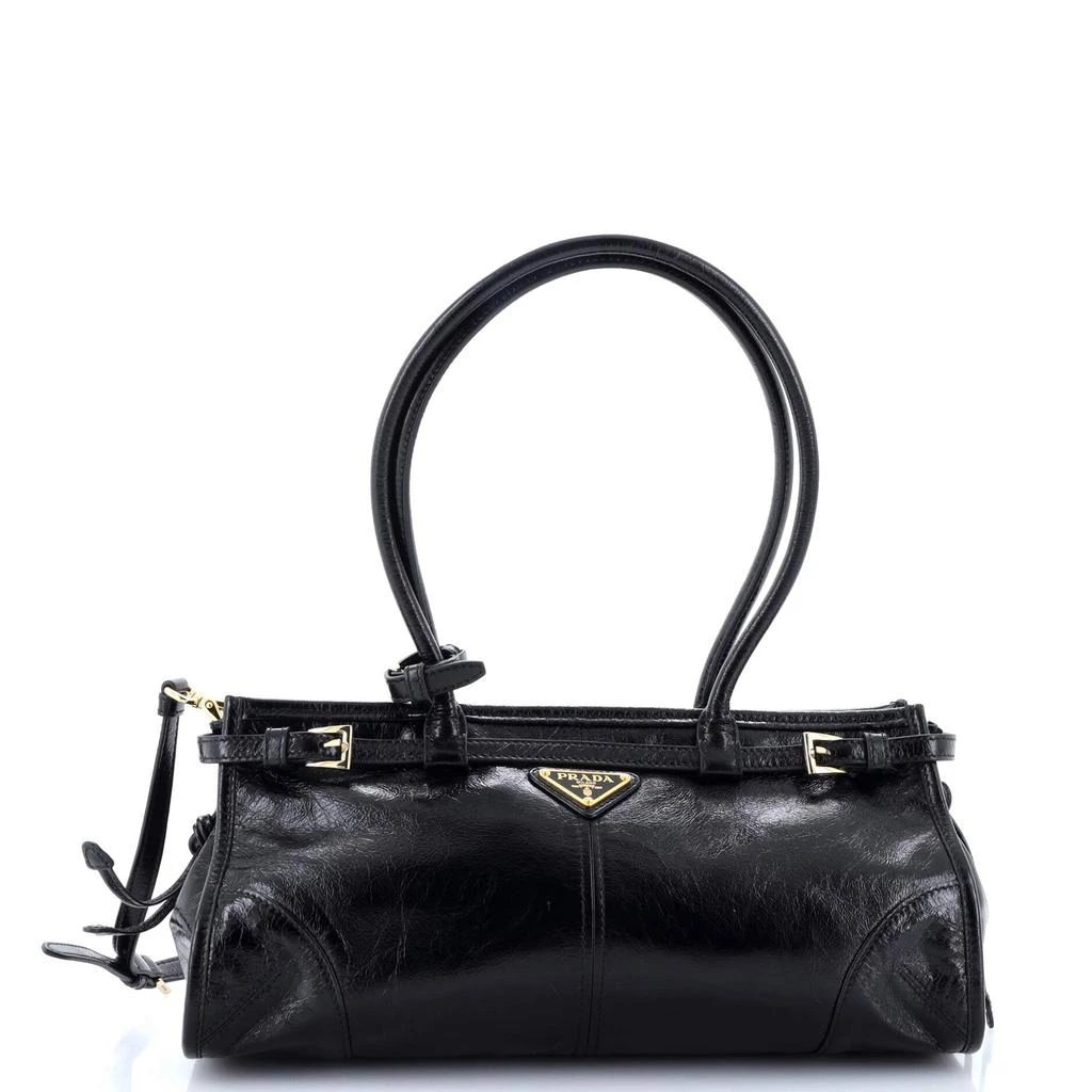Prada Belted Convertible Shoulder Bag Vitello Shine Medium 1