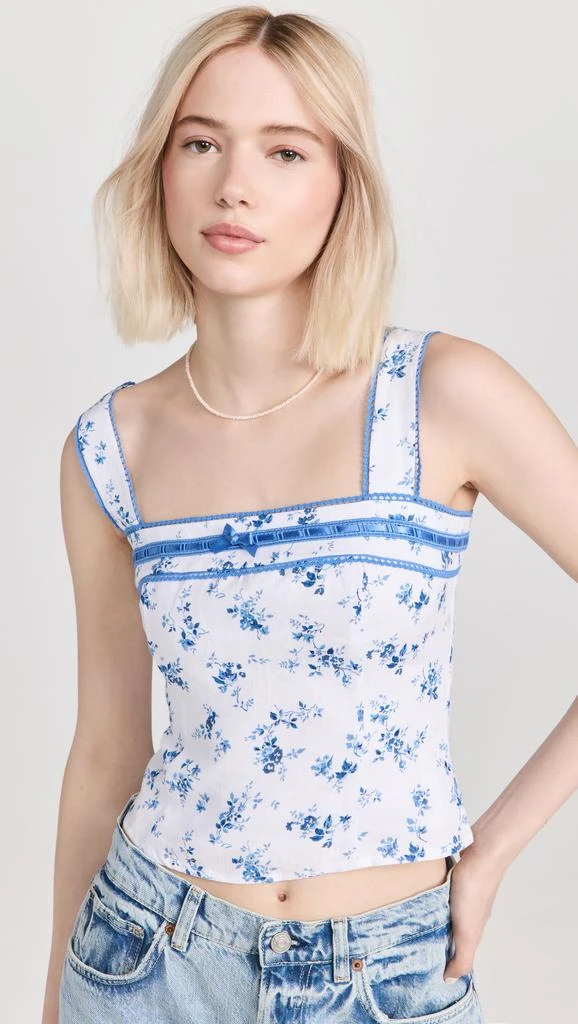 Reformation Eloise Linen Top 1