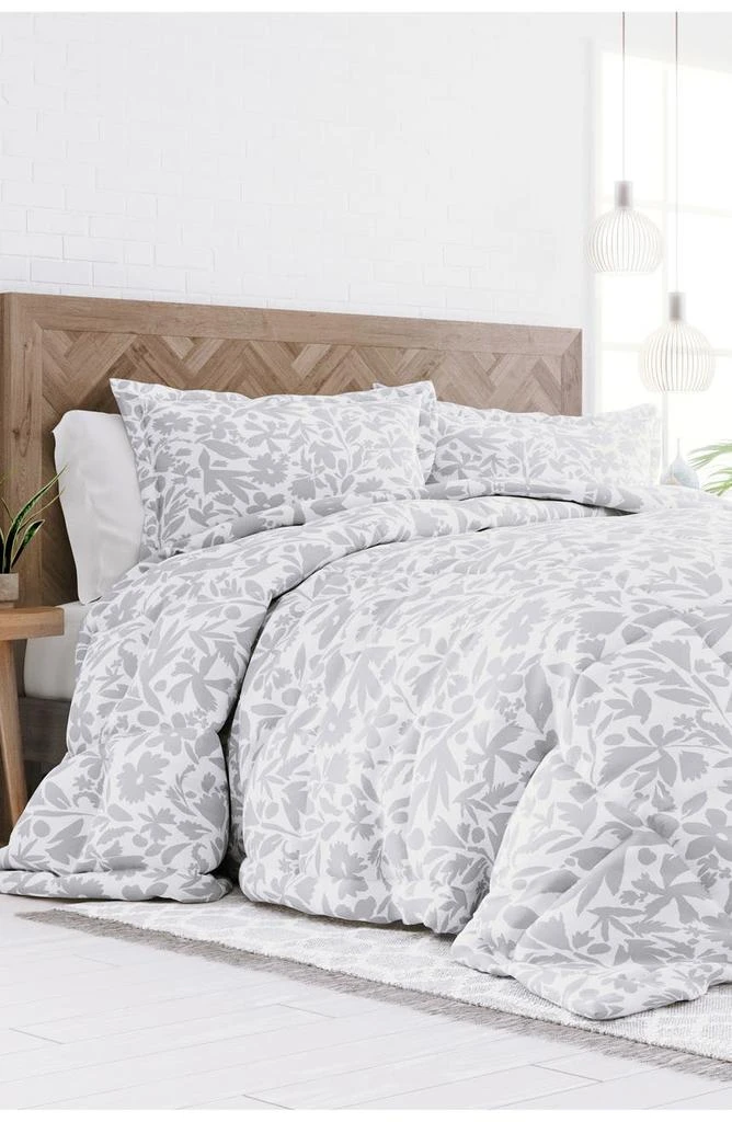 IENJOY HOME HOME SPUN Premium Down Alternative Abstract Garden Patterned Comforter Set 7