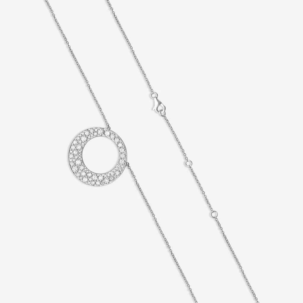 Mémoire Mémoire Eternal Star 18K White Gold Diamond Pendant Necklace FNES103 3