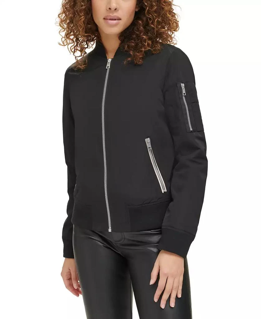 Levi's Women's Lightweight Zip-Detail Bomber Jacket 1