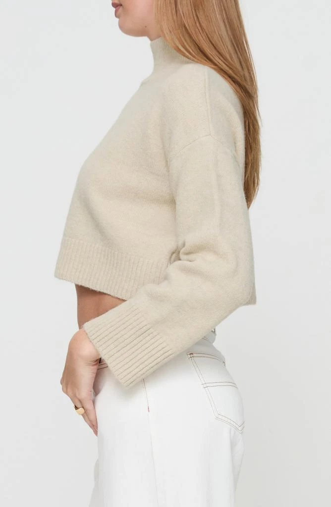 Princess Polly Carrie Jane Mock Neck Wool Blend Crop Sweater 4