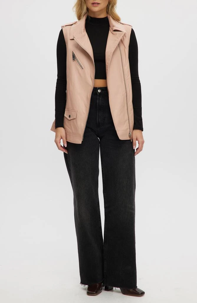 NOIZE Faux Leather Vest 5