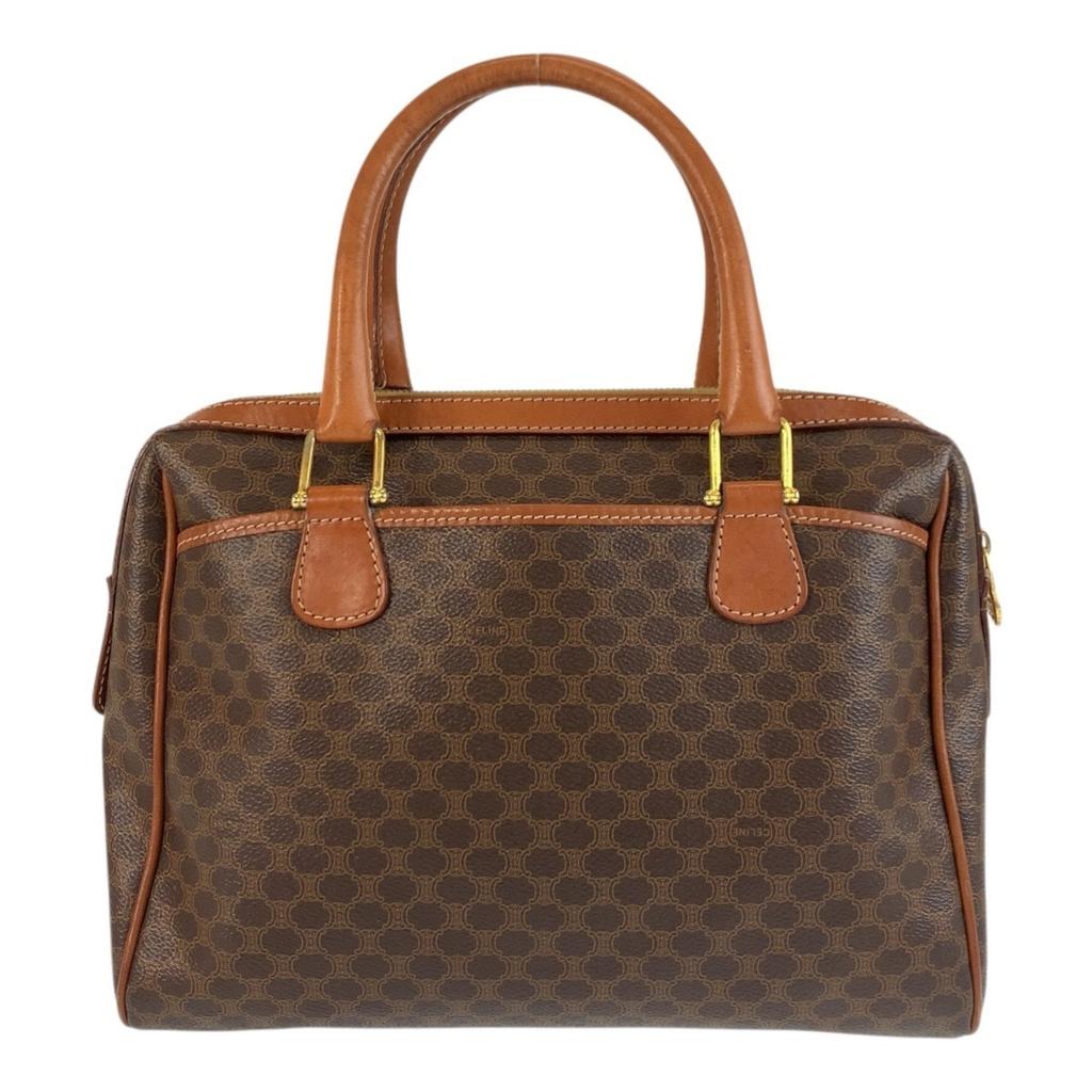 Celine Pvc Leather Boston Bag Handbag (Pre-Owned)