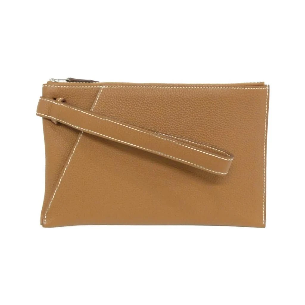 Hermes Togo Leather Clutch Bag (Pre-Owned)