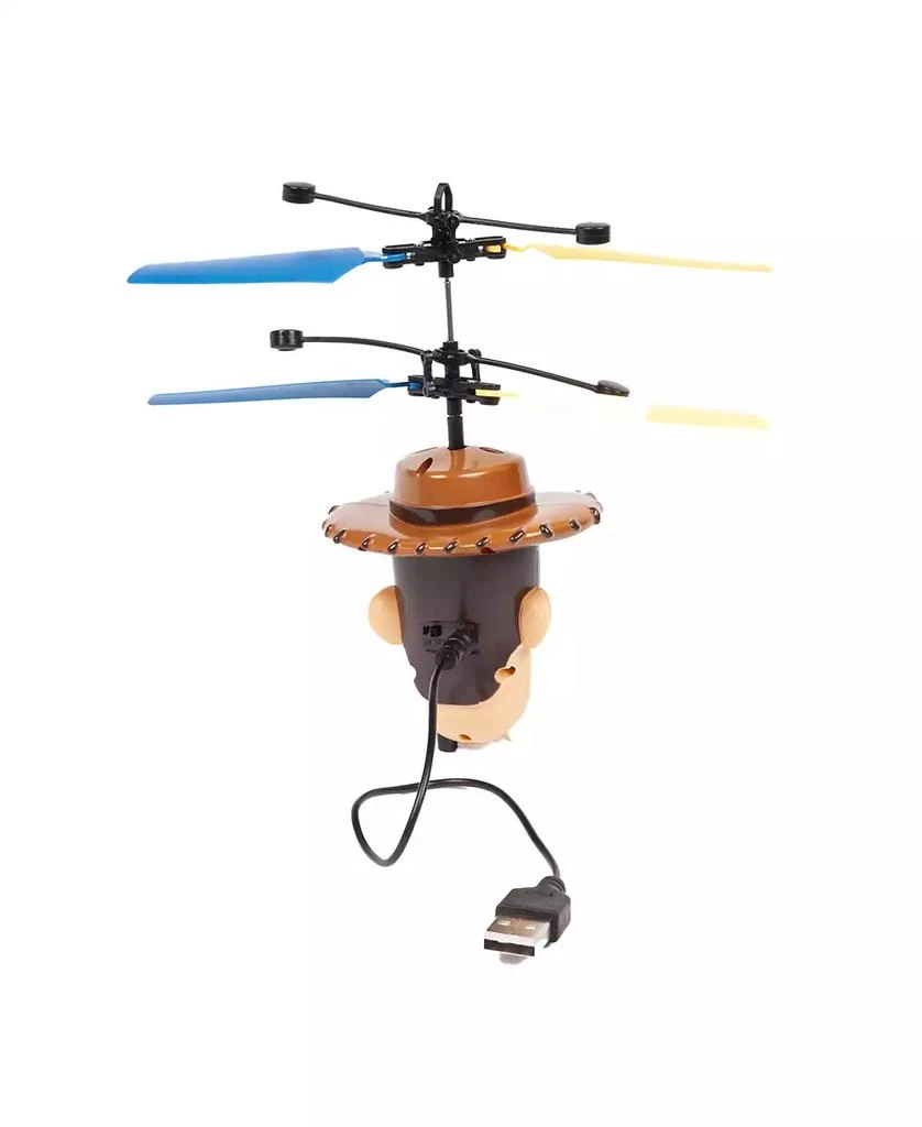 World Tech Toys Pixar Toy Story Emoji Woody IR UFO Ball Helicopter 6