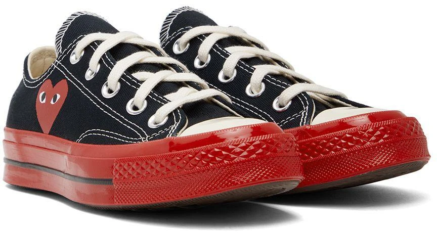 COMME des GARÇONS PLAY Black & Red Converse Edition Chuck 70 Sneakers 4