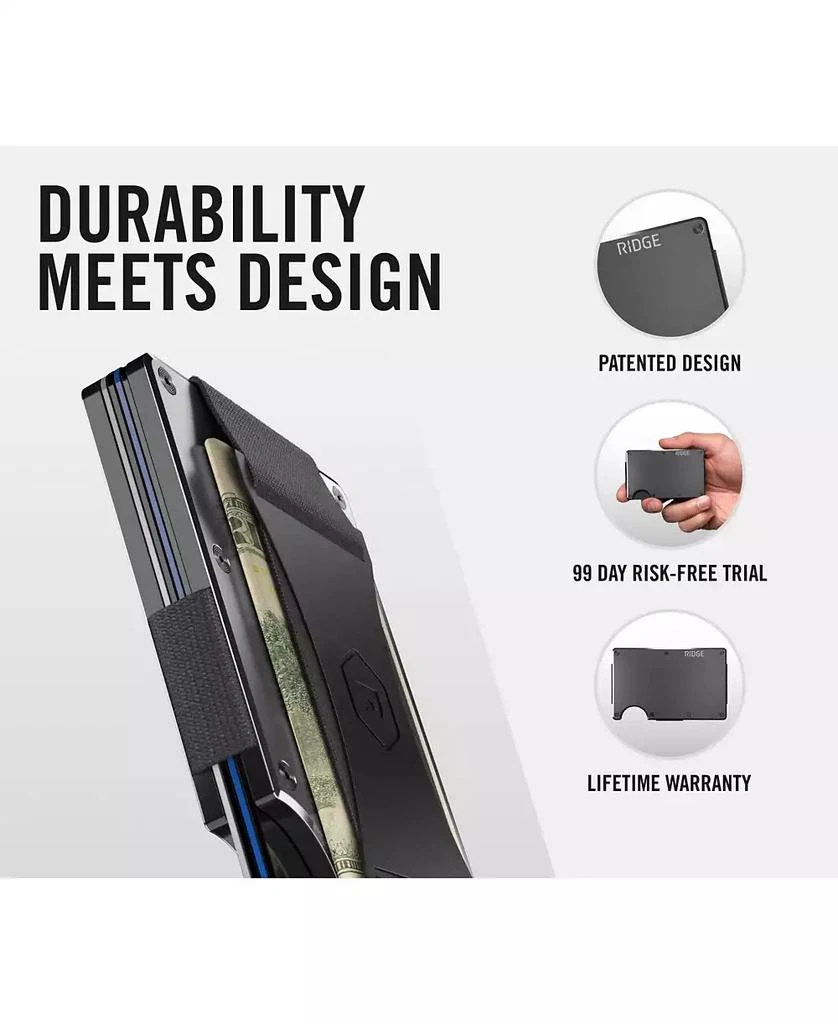 The Ridge Men's RIDGE WALLET - Alaska Twilight - Cash Strap 4