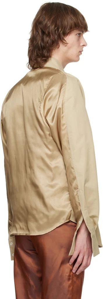 Bianca Saunders Beige Row Back Shirt 3