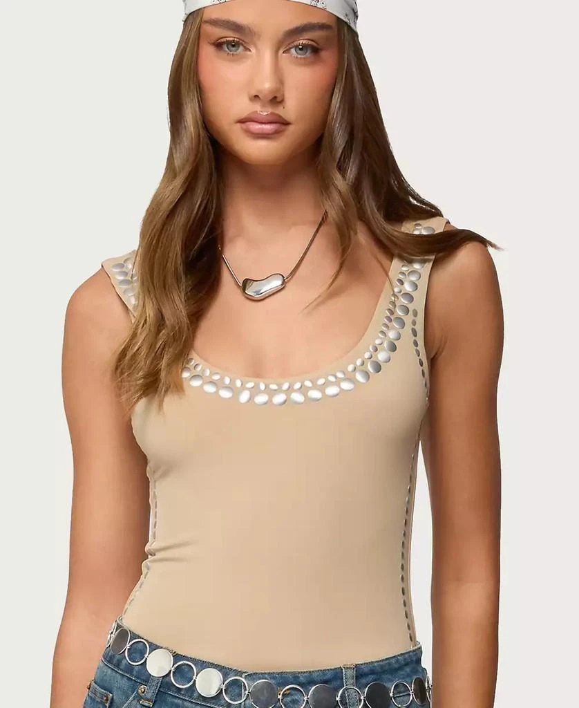 Edikted Women
s Amaia Studded Bodysuit