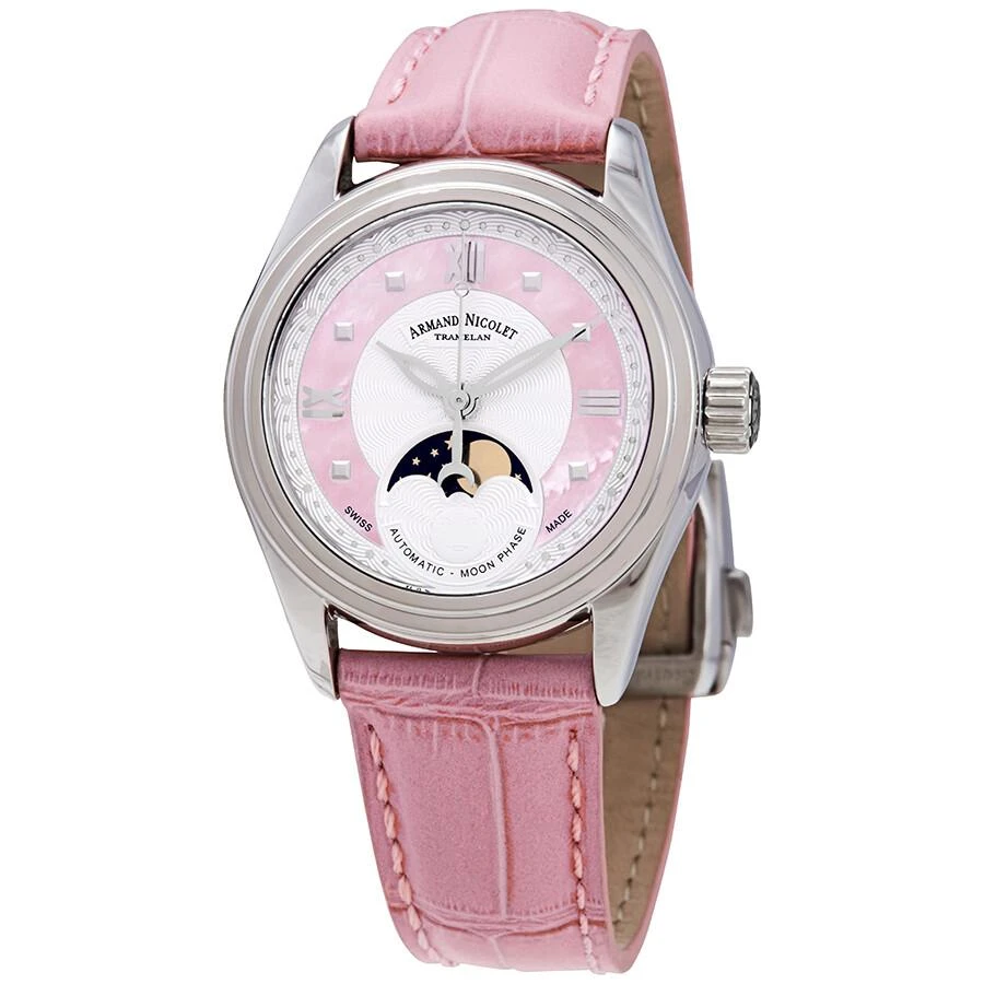 Armand Nicolet M03-2 Automatic Pink Mother of Pearl Dial Ladies Watch A153AAA-AS-P882RS8 1