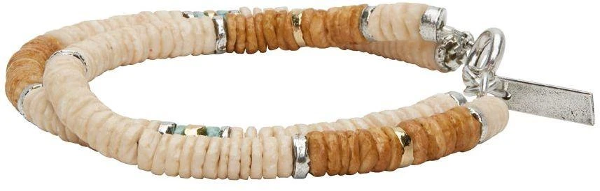 Isabel Marant Beige & Brown Heishi Bracelet 3