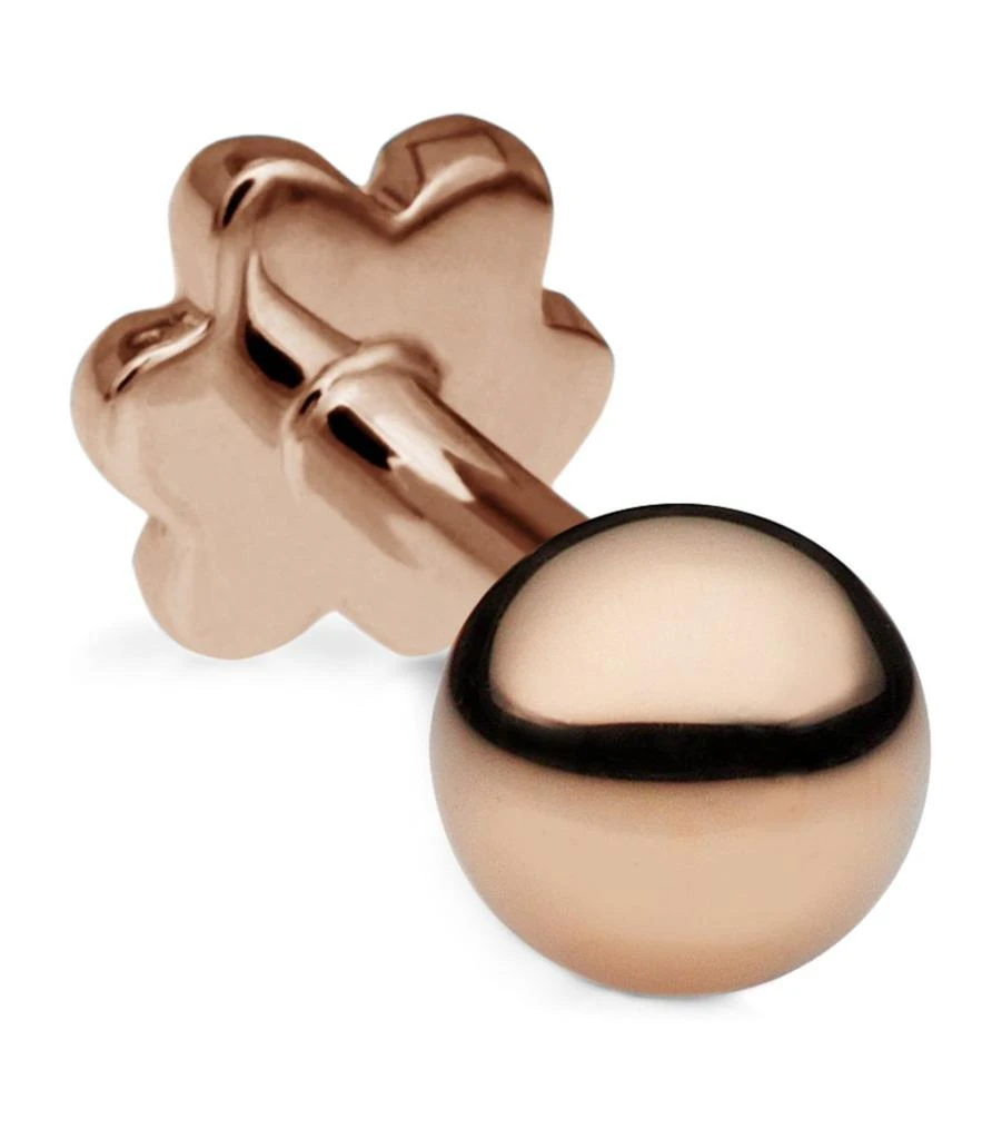 Maria Tash Rose Gold Ball Threaded Stud Earring (3mm) 1