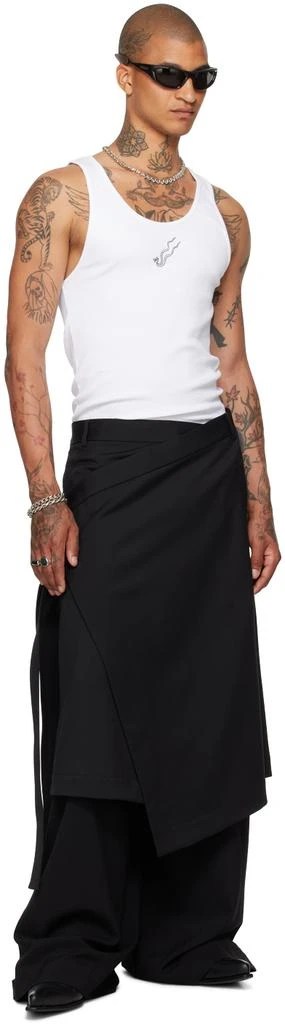 LU'U DAN Black Apron Skirt 5