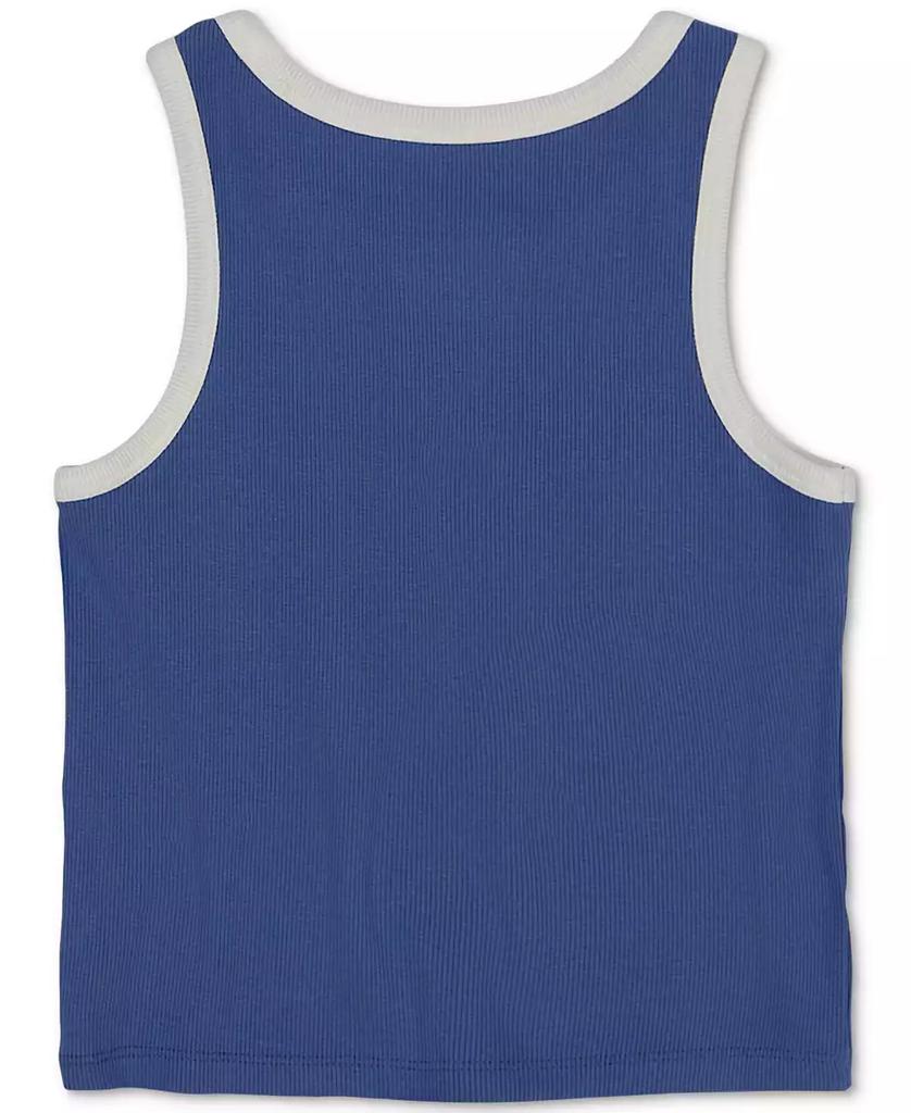 Roxy Big Girls Wavy Day Graphic Ribbed Tank Top
