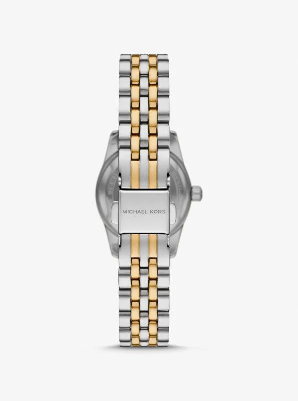 Michael Kors Petite Lexington Pavé Two-Tone Watch 3