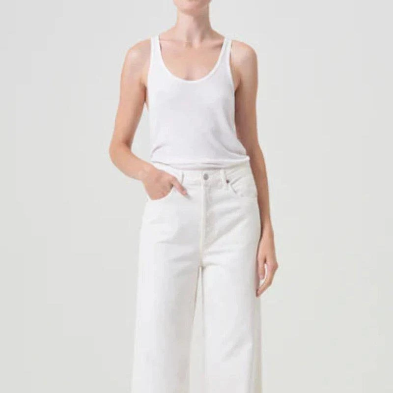 AGOLDE Dame High Rise Wide Leg Fortune Cookie 1