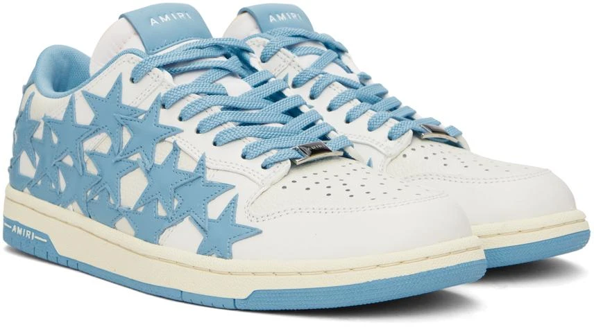 AMIRI Blue & White Stars Low Sneakers 4