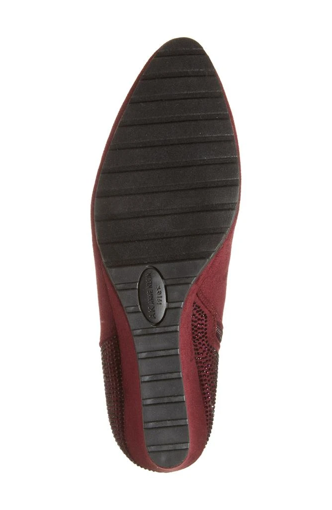 Anne Klein Kenny Rhinestone Wedge Bootie 7