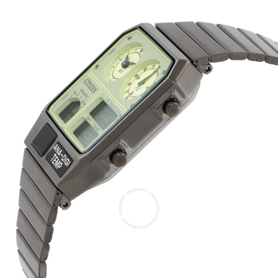 Citizen Alarm Quartz Analog-Digital Green Dial Ladies Watch JG2147-85X 2
