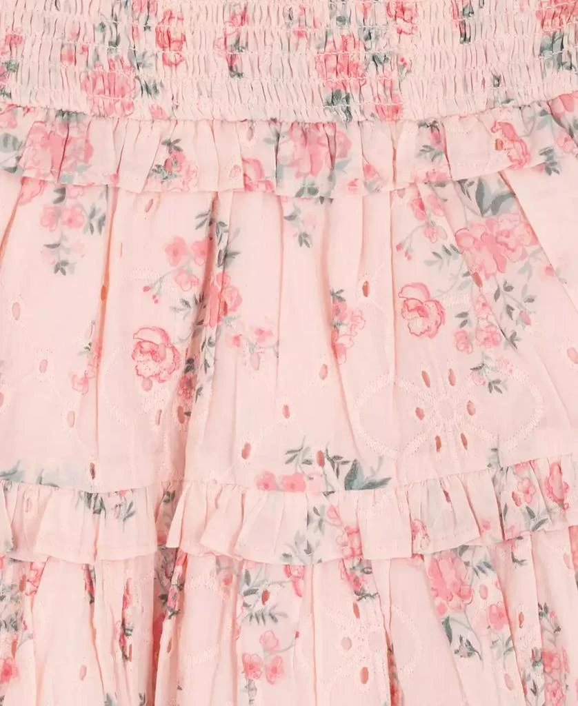 Rare Editions Girls
 7-16 Floral Print Top and Skort, 2-Piece Set 7