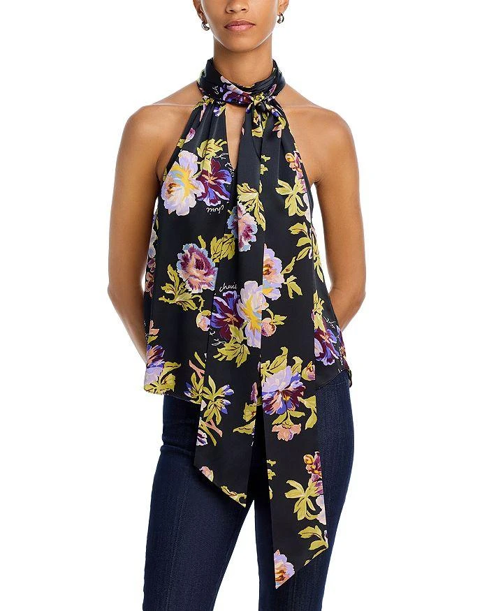 Cinq à Sept Harlow Silk Halter Top 1