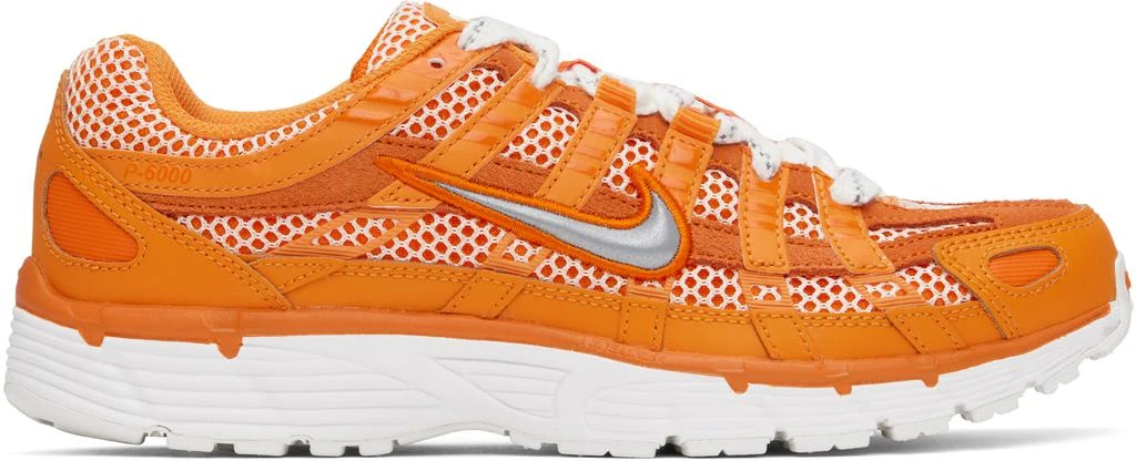 NIKE Orange P-6000 Premium Sneakers 1