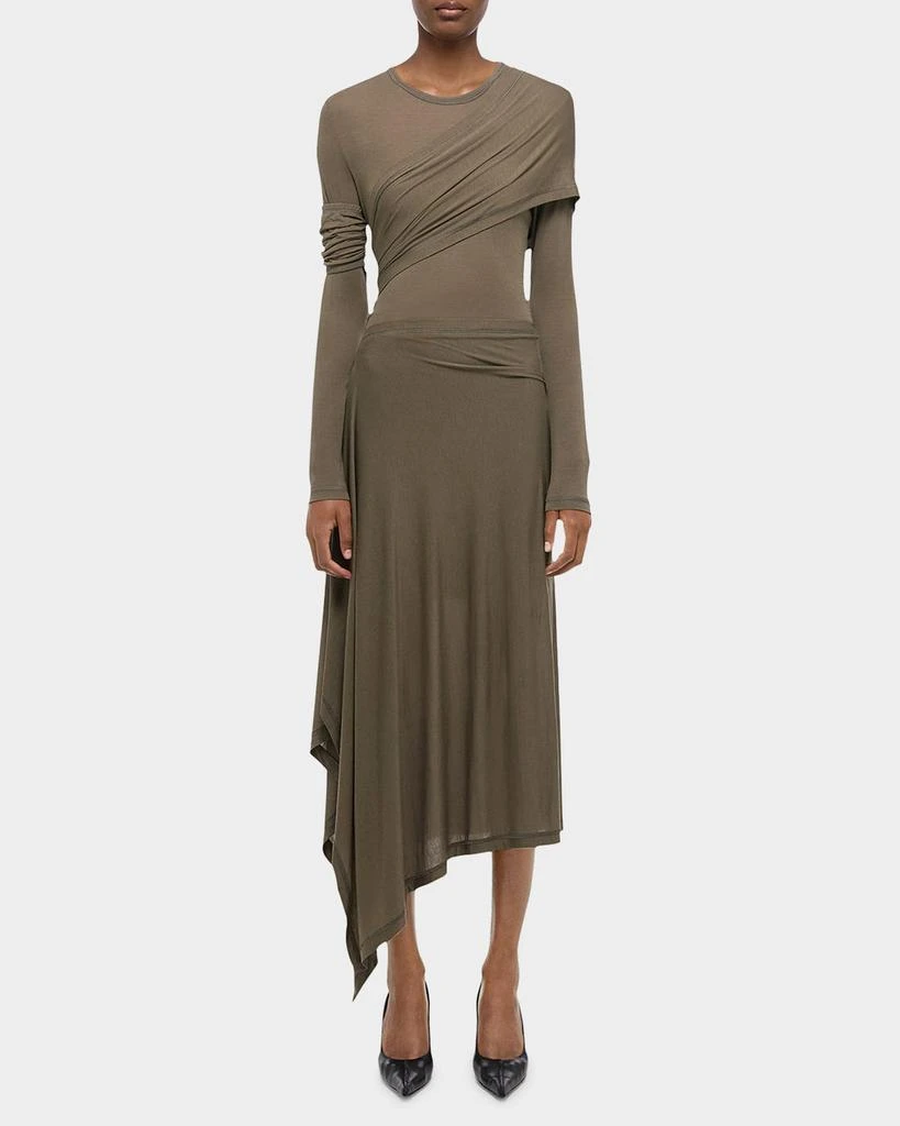 Helmut Lang Draped Knit Protection Dress 2