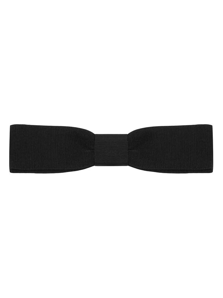Yves Saint Laurent Rectangular Bow Tie in Faille 1