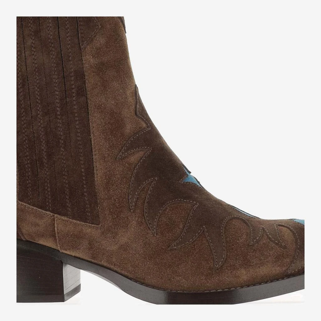 SARTORE Suede Western Boots 4