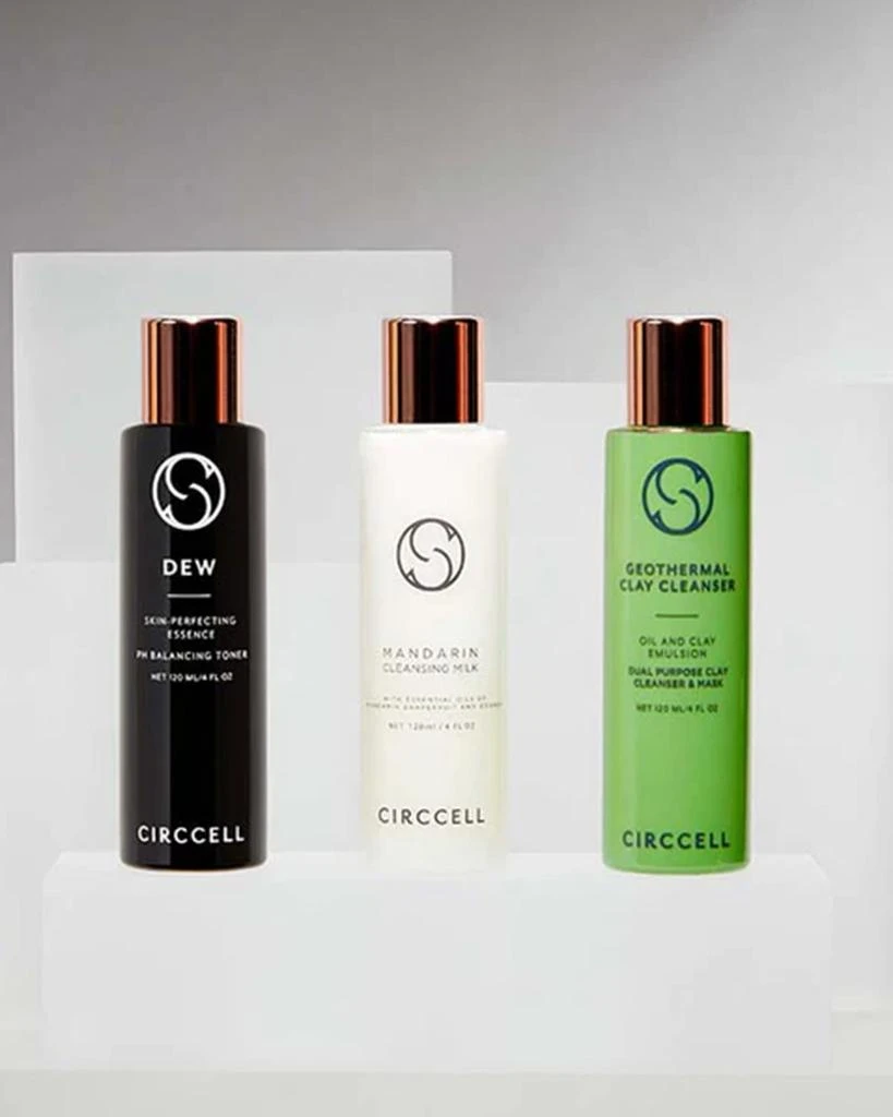 Circcell Skincare Daily Basics Trio, 3 x 4 oz. 2