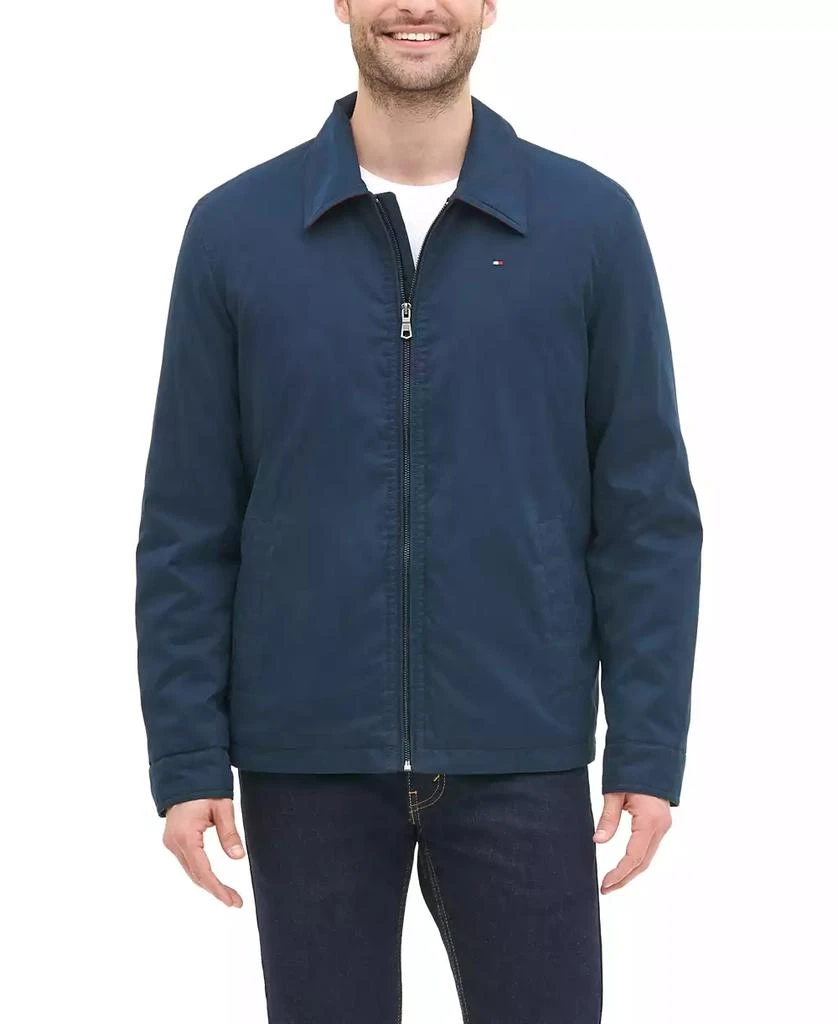 Tommy Hilfiger Men's Classic Front-Zip Filled Micro-Twill Jacket 1