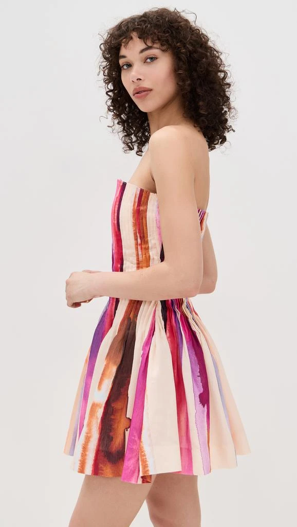 AMUR Gina Pintuck Mini Dress 3