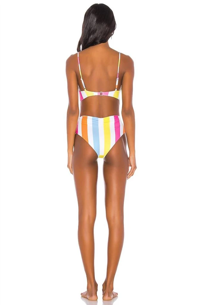 Tularosa Asa One Piece Swimsuit In Carnival Stripe (Mulit Colored) 3