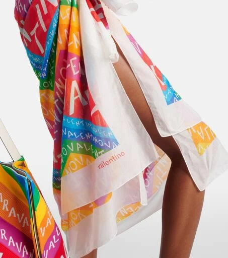 Valentino Valentino Chevron 24 beach cover-up 5