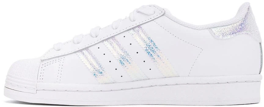 Adidas Kids White Superstar Big Kids Sneakers 3