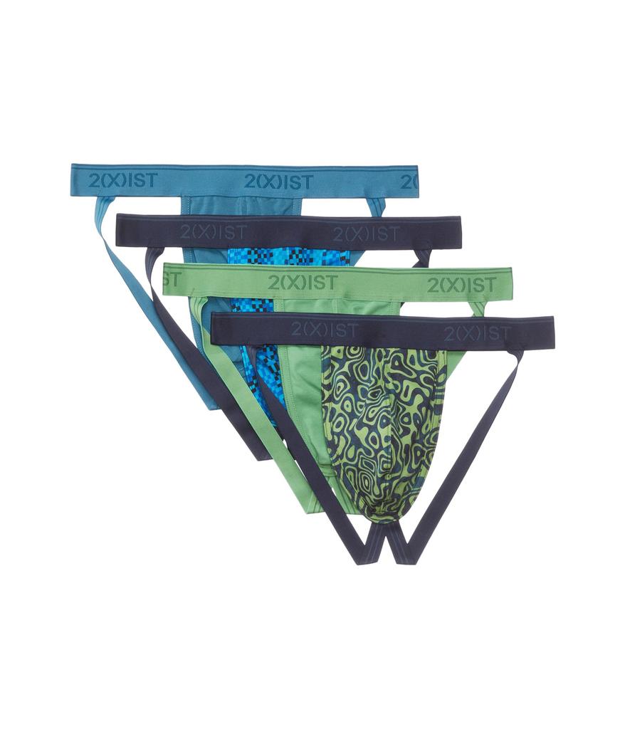 2(x)ist Stretch Bonus Pack 4-Pack Jock Strap
