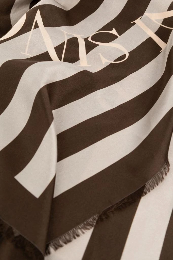 Emporio Armani Emporio Armani Logo Printed Fringed Scarf 3