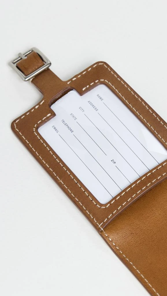 Shinola Leather Luggage ID Tag 4