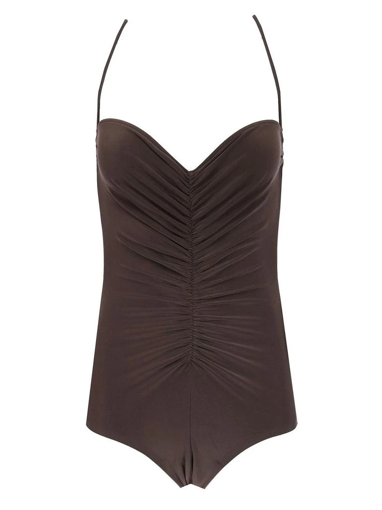 Norma Kamali Norma Kamali Gathered Detailed Bodysuit 1