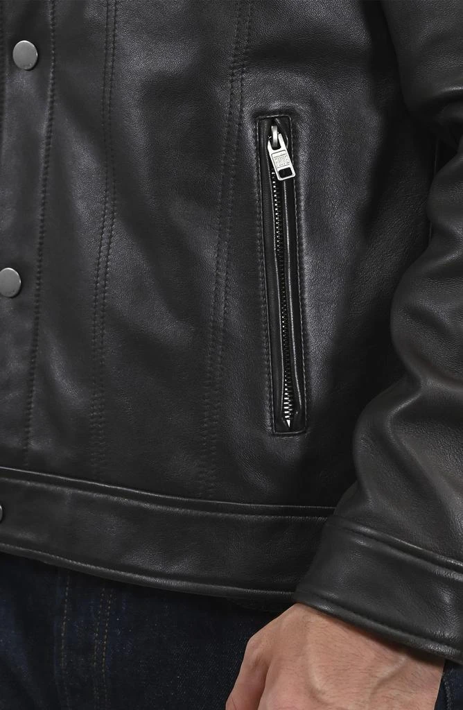 Frye Leather Trucker Jacket 5