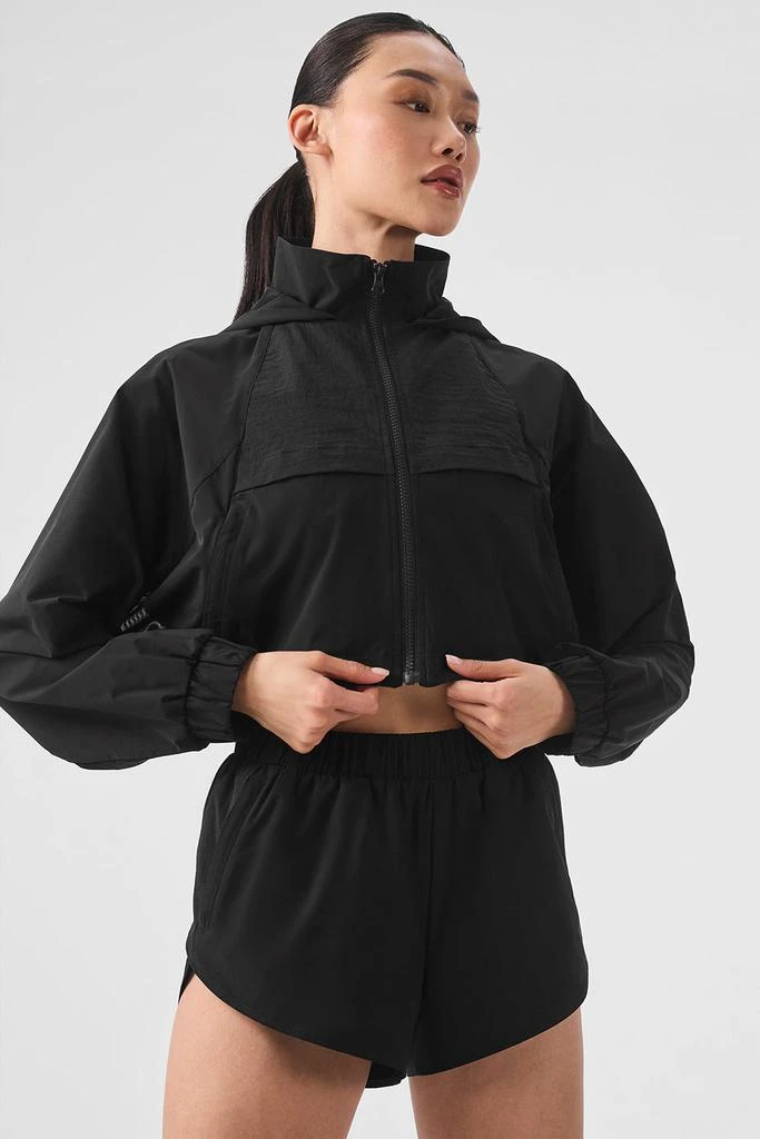 Alo Cropped Playmaker Jacket - Black 1