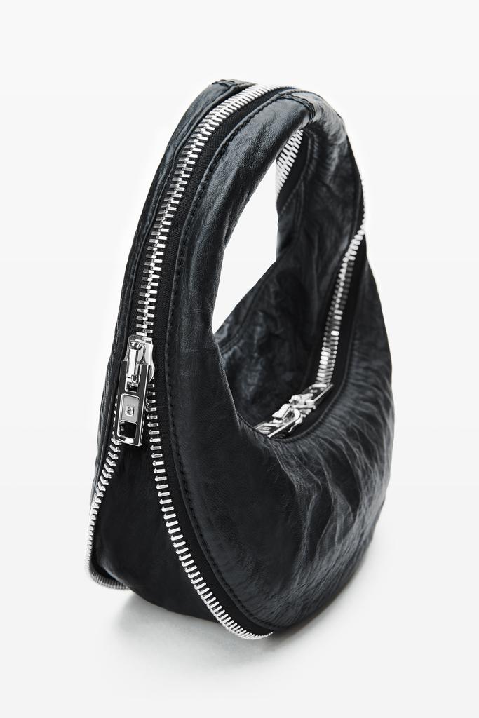 Alexander Wang Black Memory Leather Mini Twyst Bag