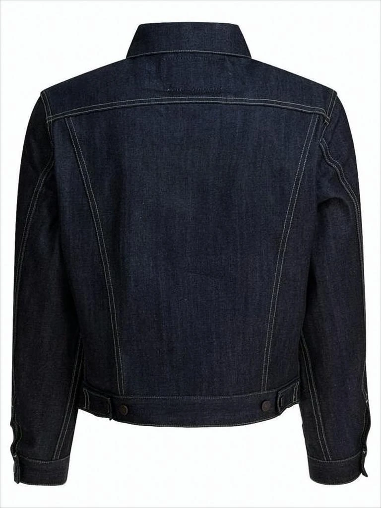 Levi
s Structured Indigo Denim Jacket with Button-Up Front 2