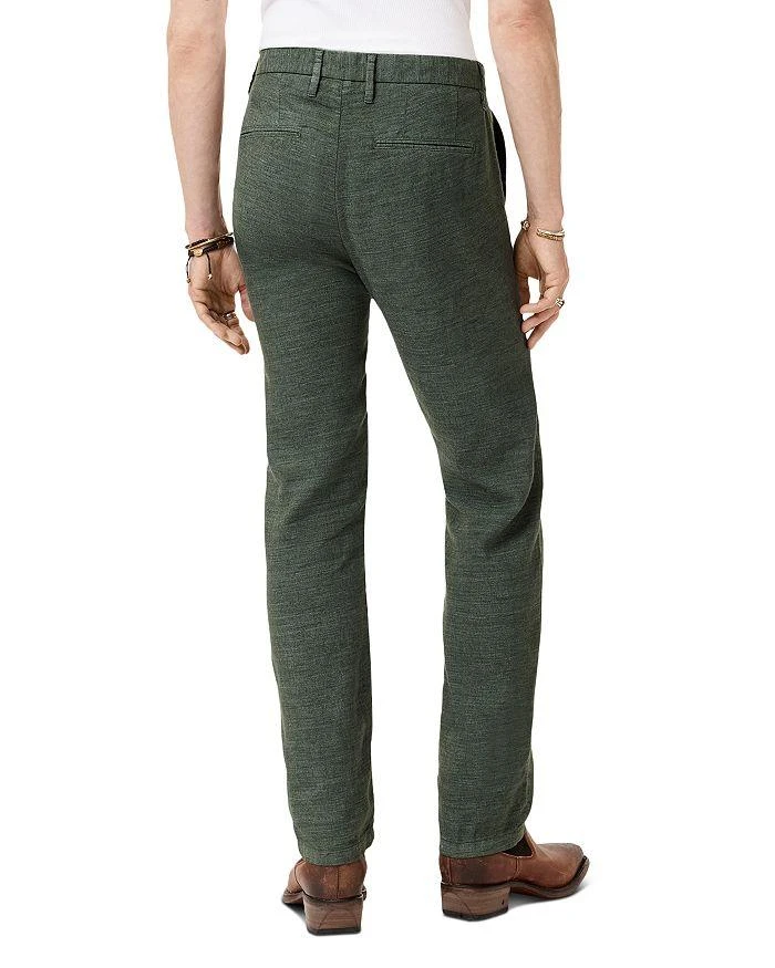John Varvatos Flint Linen Blend Flared Leg Pants 5