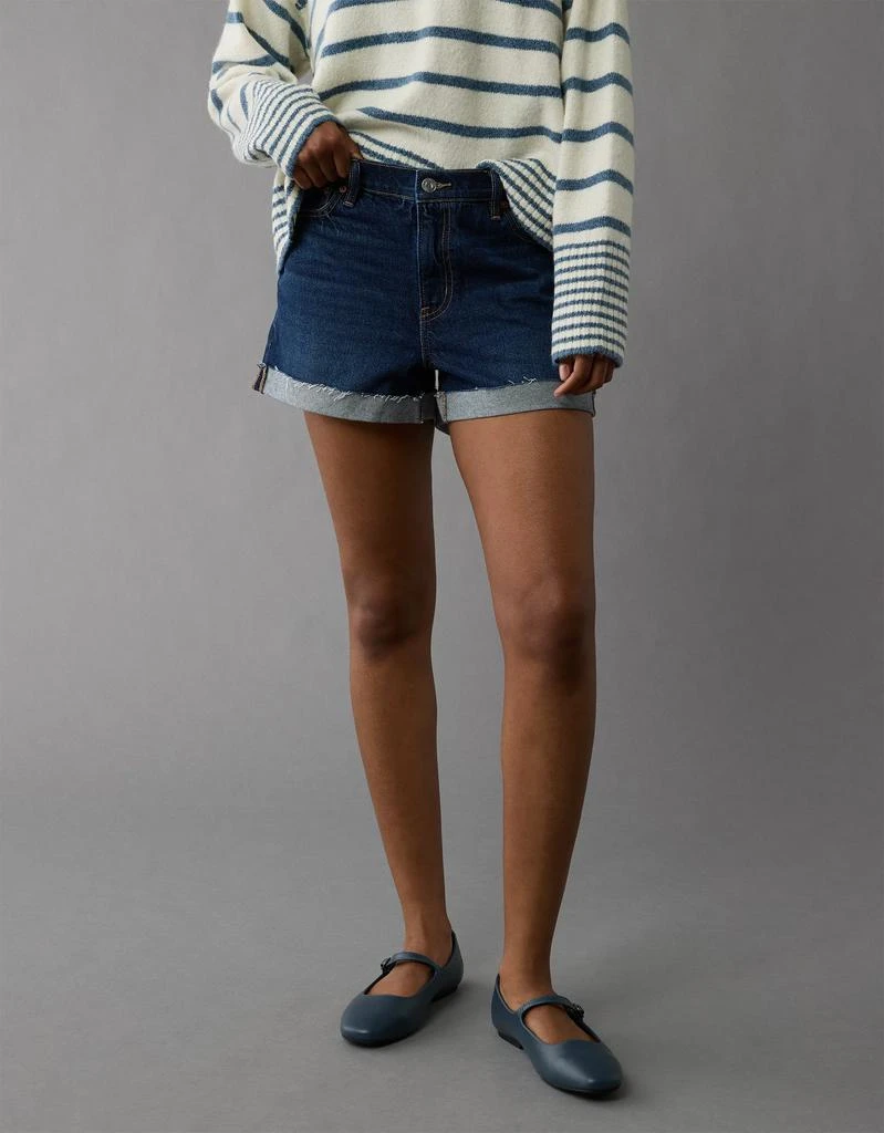 AE AE Strigid Super High-Waisted Relaxed Denim Short 1