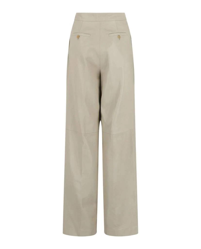 Gucci Leather Wide-Leg Pants 2